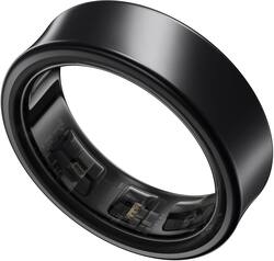 Samsung - Galaxy Ring – Size Before You Buy – Size 15 - Titanium Black - (2025) - Front_Zoom