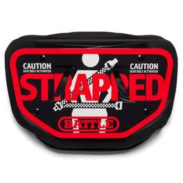 Battle Sports - Adult "Strapped" Backplate - Black/Red