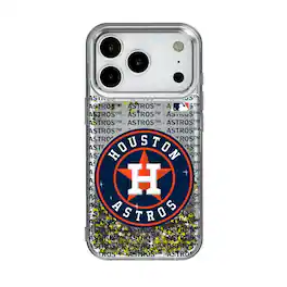 Keyscaper - MLB - Houston Astros iPhone Text Backdrop Design Case - 14 - Multicolor