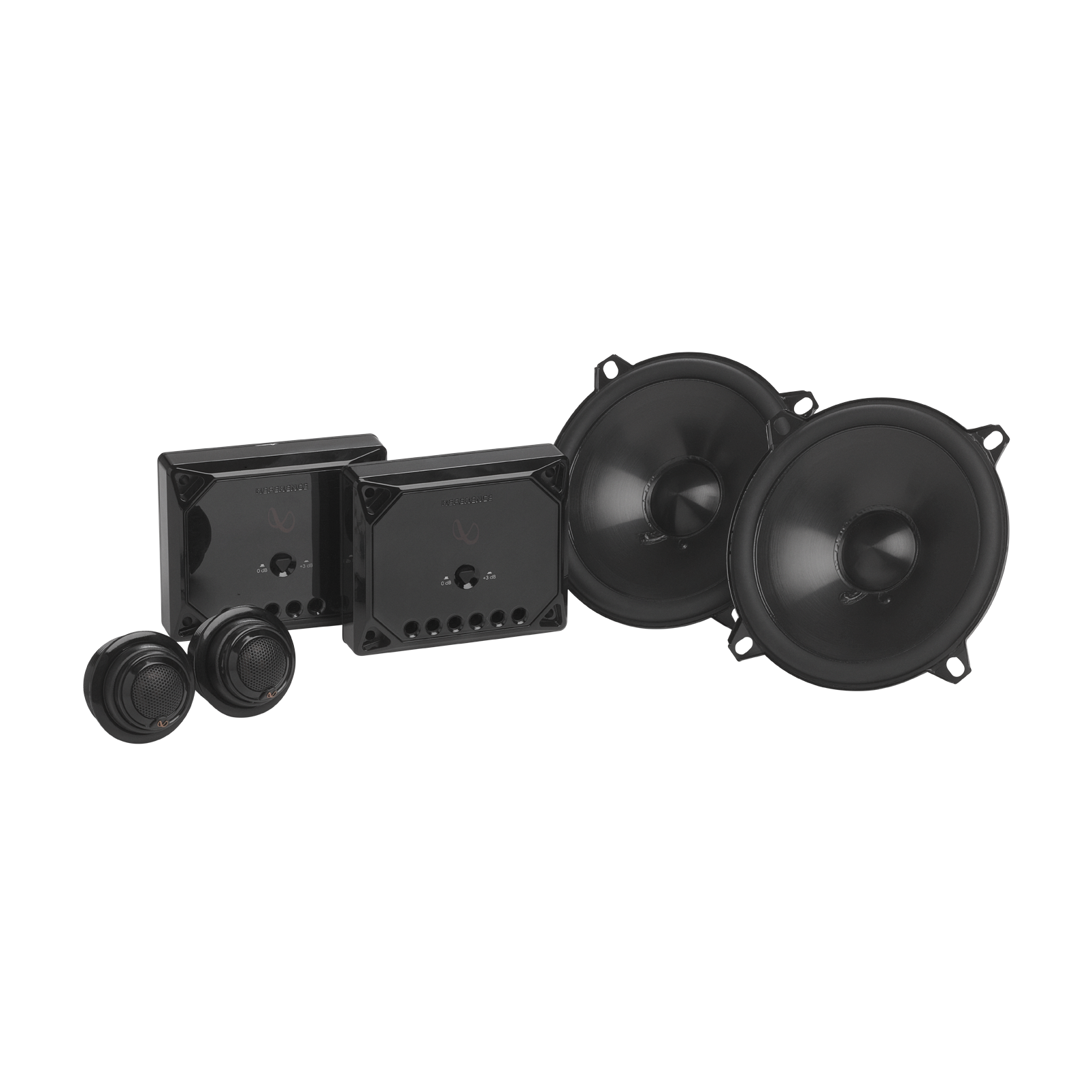 Infinity - REF507CF 5-1/4” Two-way component system w/crossover - Black