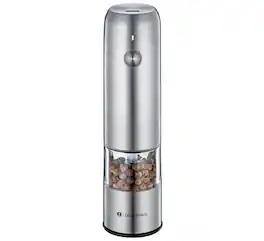 Zassenhaus - Koln Rechargeable Salt or Pepper Mill, 5.5" H x 1.5" - Chrome
