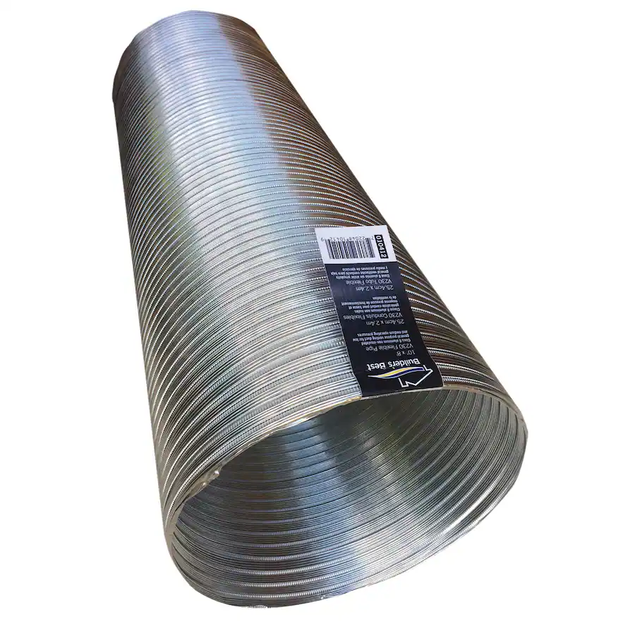 Builder's Best Semi Rigid Aluminum Duct 8 Ft, 10" Diameter - Best Buy