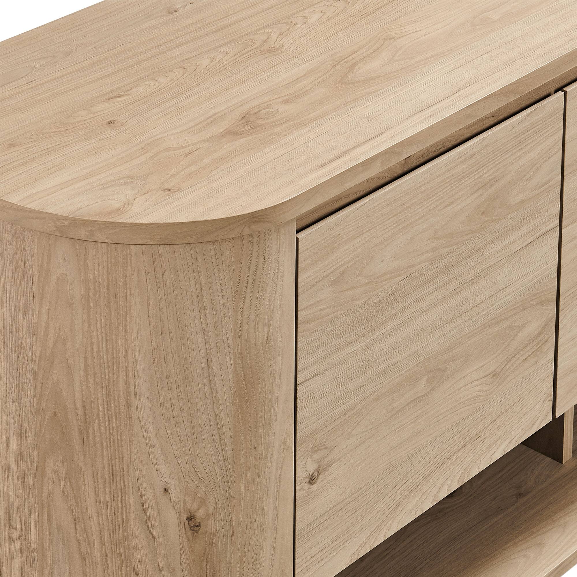Alt View 6. Modway - Duval 62 Inch Oval Sideboard by Modway - Light Oak.
