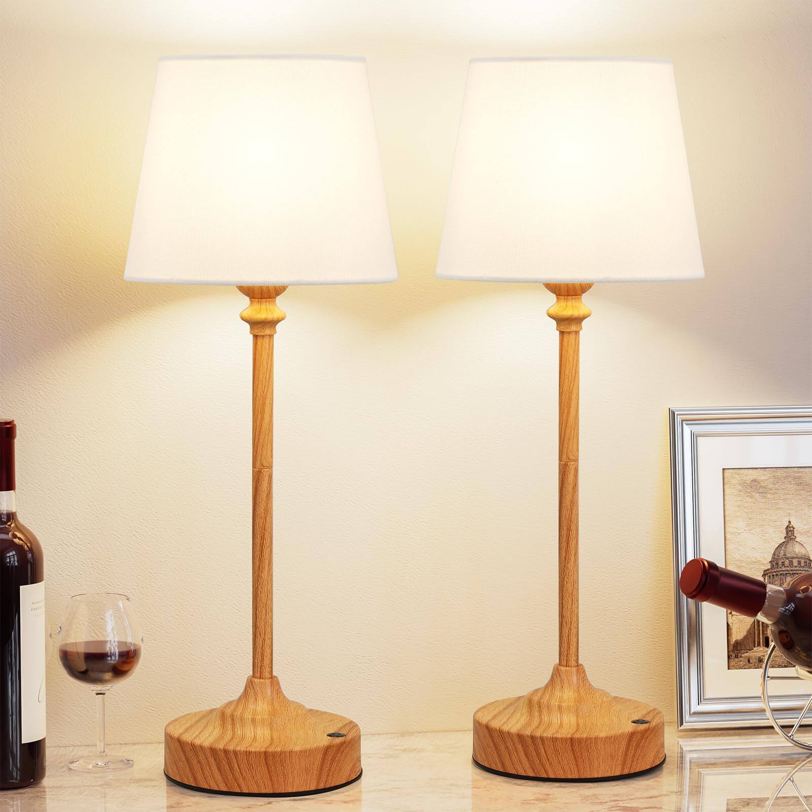 White - Wood Grain 2 Pack - 15.8in