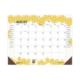 House of Doolittle - Academic Year Recycled Honeycomb Desk Pad Calendar 22 x 17 White Multicolor Sheets 12 Month Aug to July 2025 to 2026