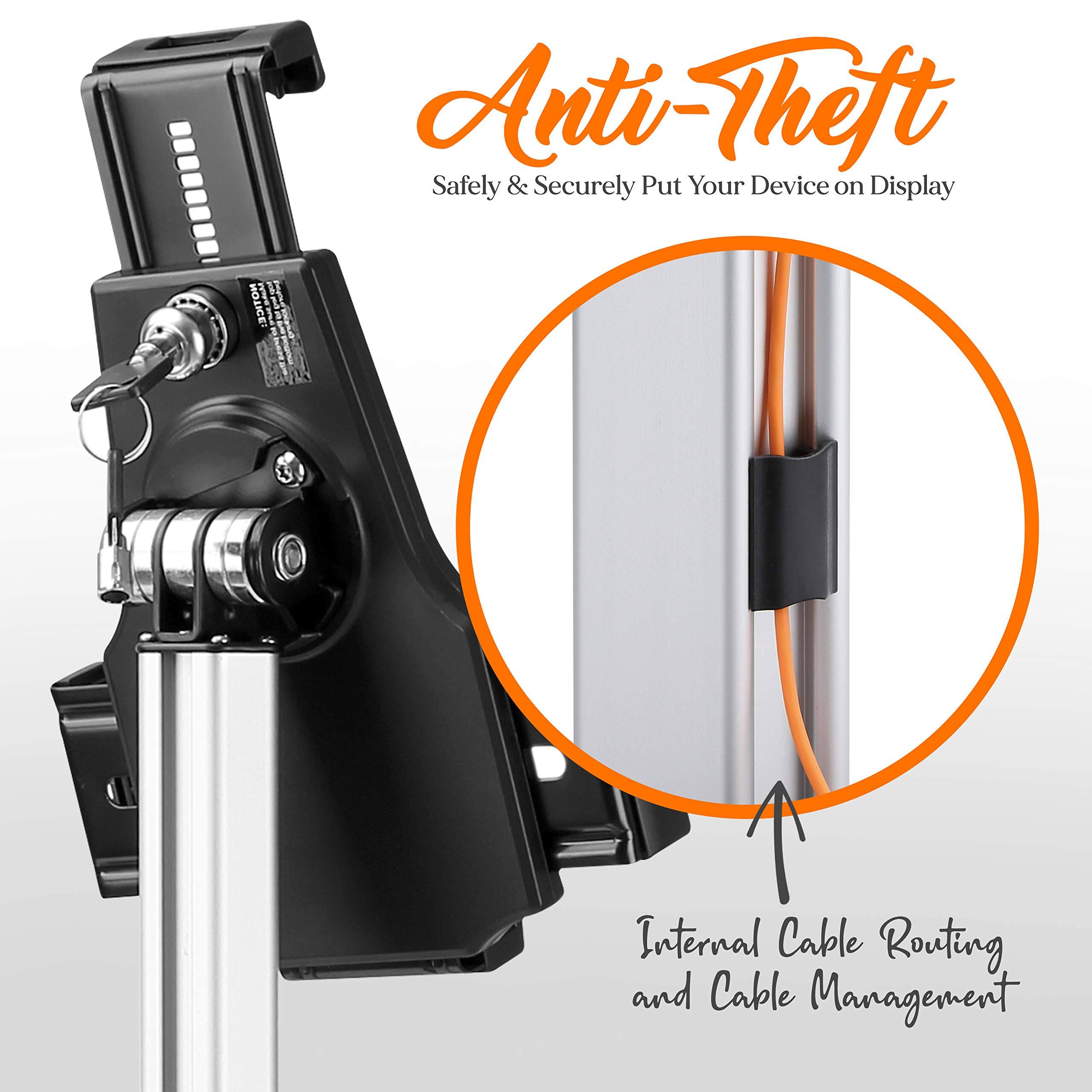 Anti-Theft  
Safely & Securely Put Your Device on Display  

Internal Cable Routing and Cable Management