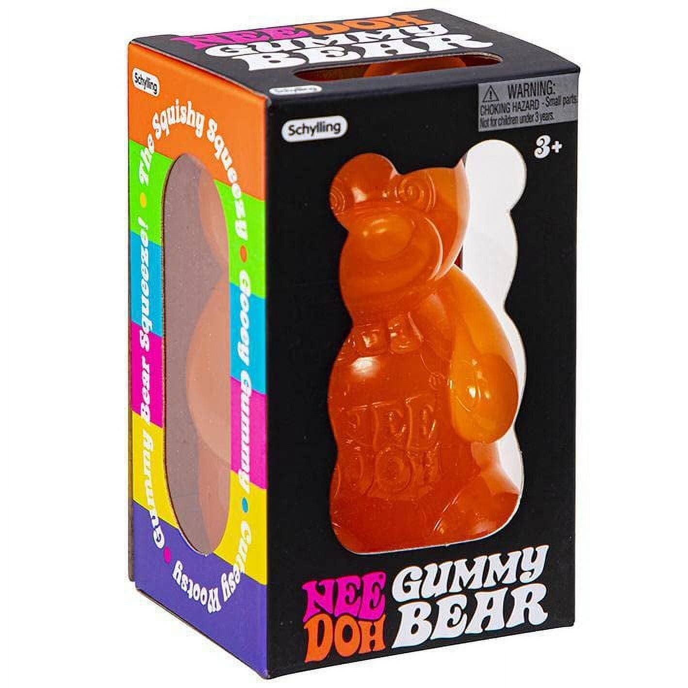 PLLE BBR 3 Schylling WARNING: HAZARD - Small parts CHOKING hazard for children under 3 ZI68 for Schylling 3+ The Squeesy Squeeze! doooy | Bcar ToEN :E Gumuny Gummy 1O1 Cutery NEE GUMMY DOH BEAR