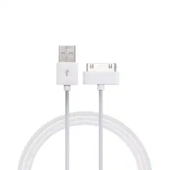 Qixxronics 3FT 30 Pin Cable for iPhone 4/4s, iPhone 3G/3Gs, iPad 3 Qixxronics 3FT 30 Pin Cable for iPhone 4/4s, iPhone 3G/3Gs, iPad 3