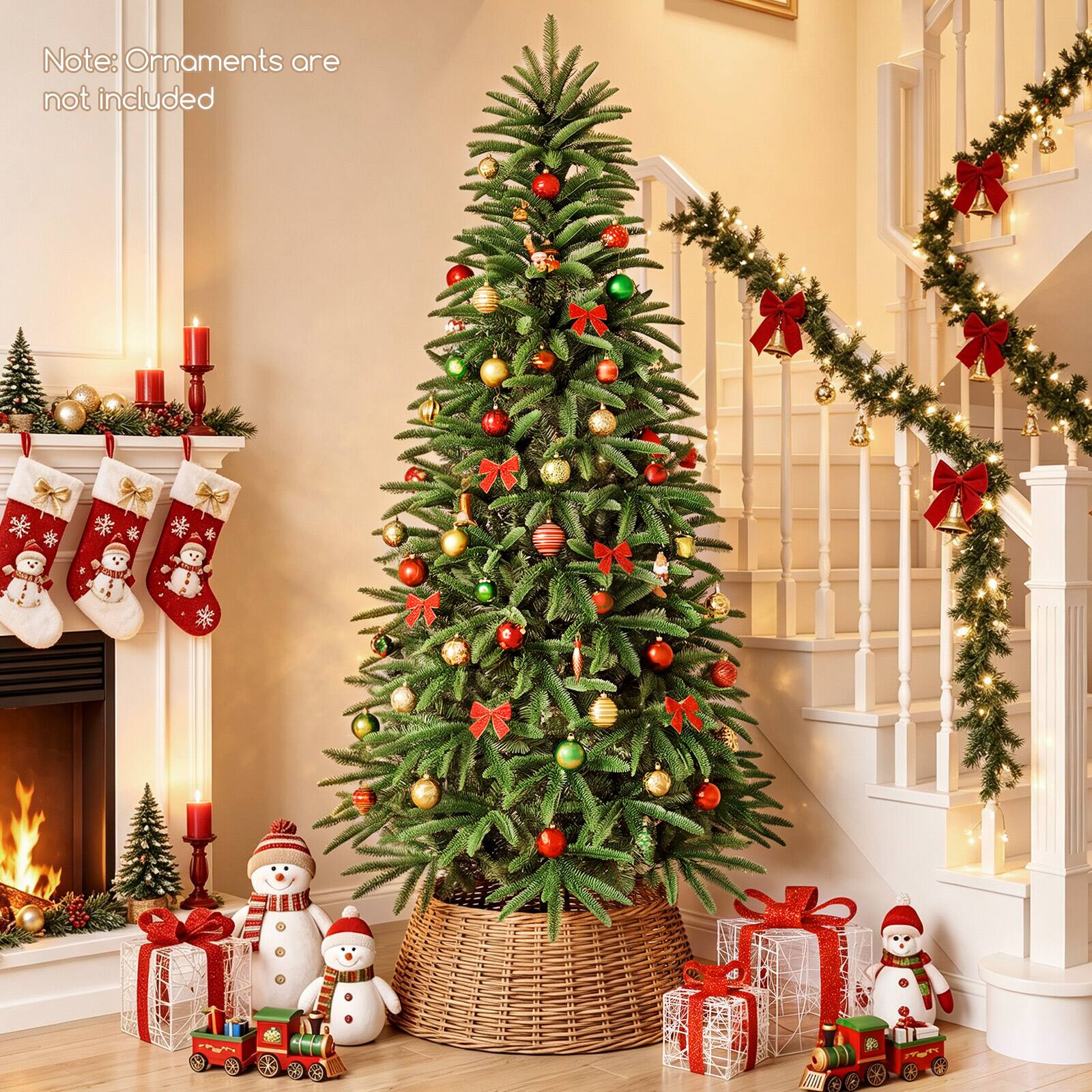 Note: Ornaments are not included