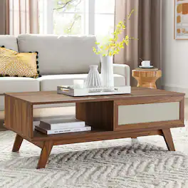 Soma Coffee Table by Modway - Walnut
