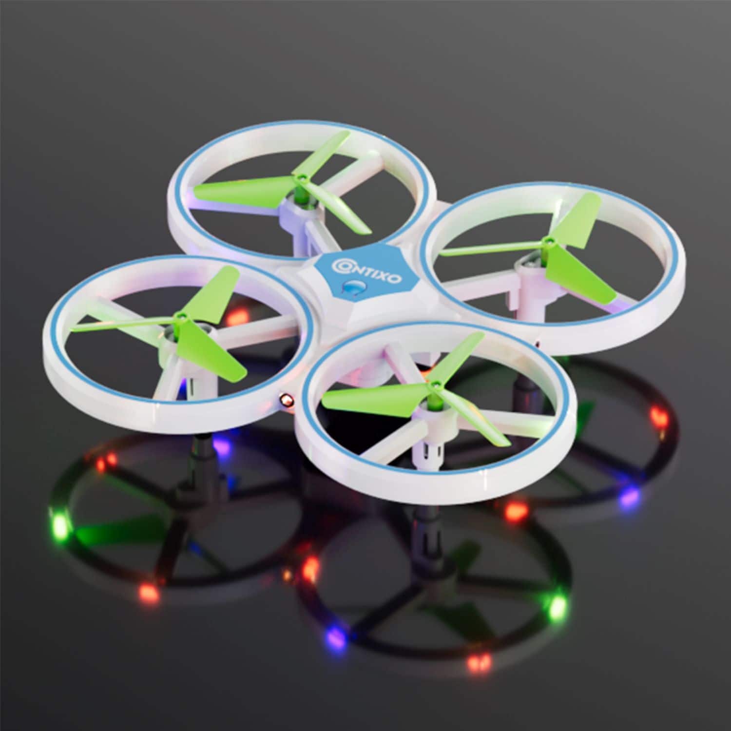 Alt View 17. Contixo - Mini Light Up Drone with Remote Controller - Blue.