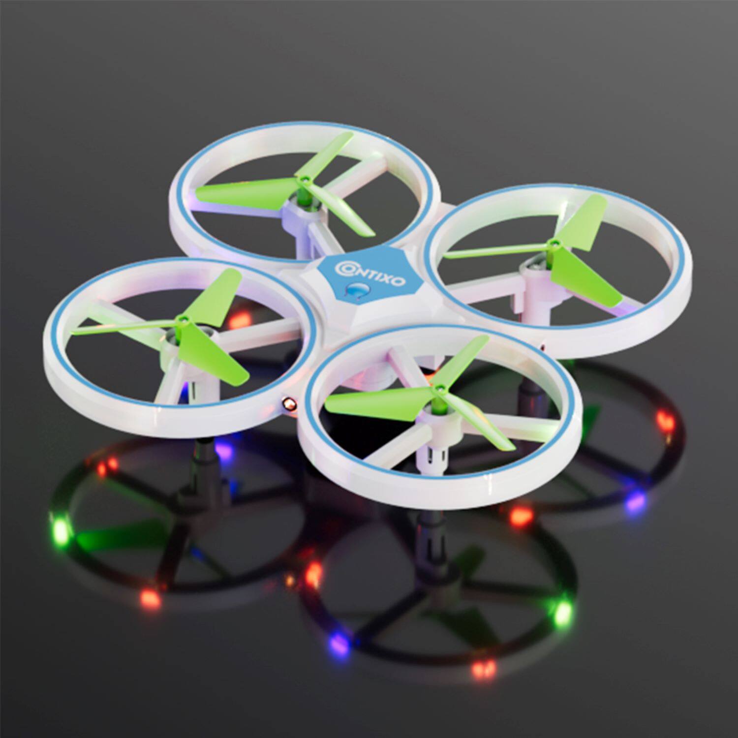 Alt View 17. Contixo - Mini Light Up Drone with Remote Controller - Blue.