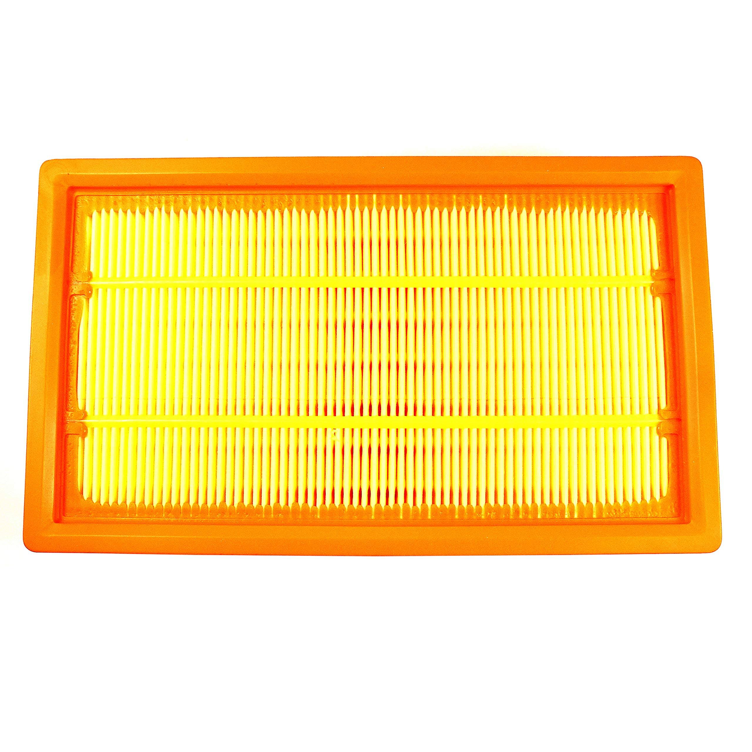 Alt View 4. HQRP - HQRP Flat Pleated Filter Replacement for Bosch VF100, VAC090AH VAC090A VAC090S VAC140AH VAC140A VAC140S Dust Extractors.