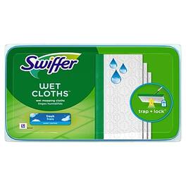 Swiffer - Sweeper Wet Mop Cloths, Fresh Scent, 24/Box (82856) - White