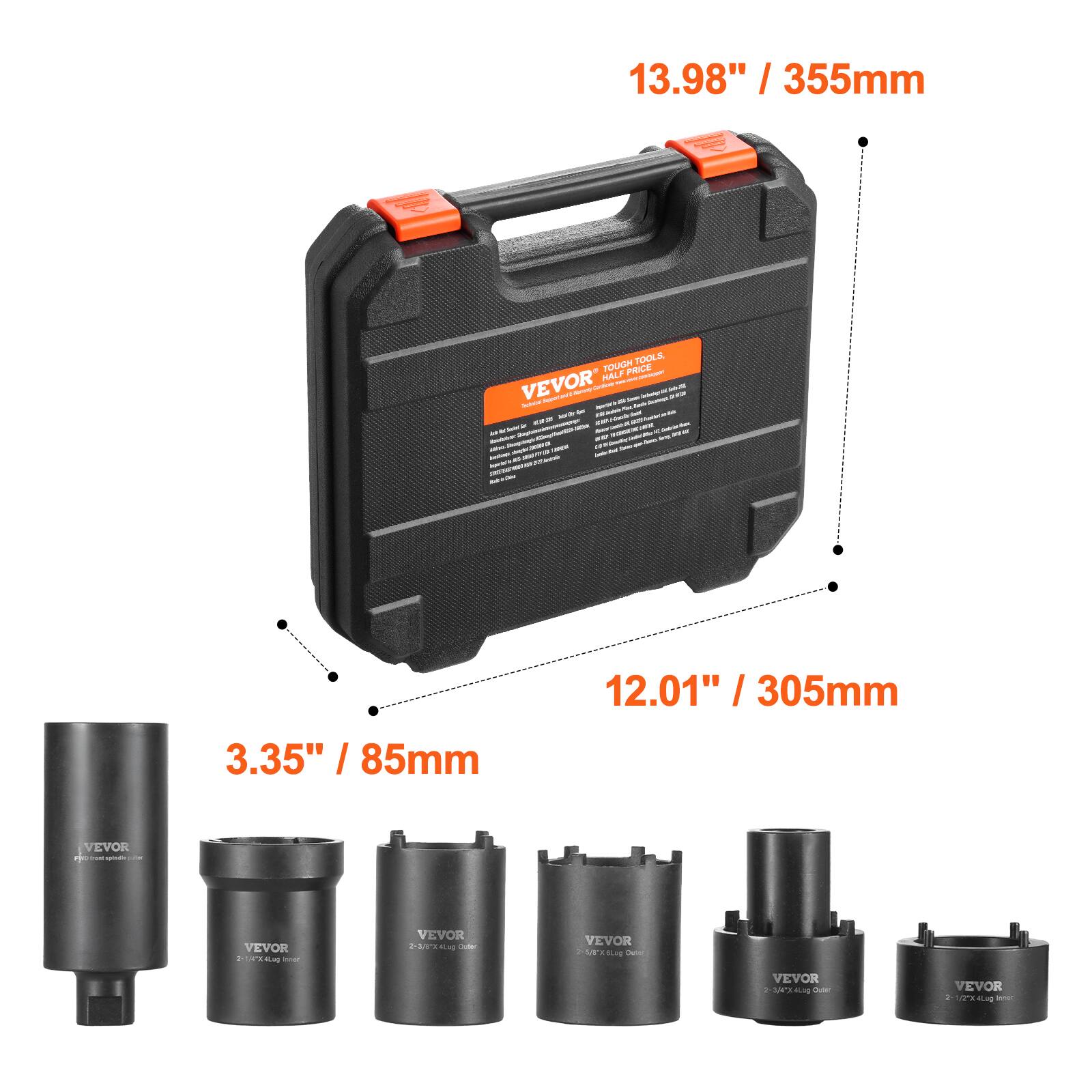 13.98" / 355mm

12.01" / 305mm

3.35" / 85mm

VEVOR

TOUGH TOOL HALF PRICE

VEVOR

VEVOR

VEVOR

VEVOR

VEVOR

VEVOR