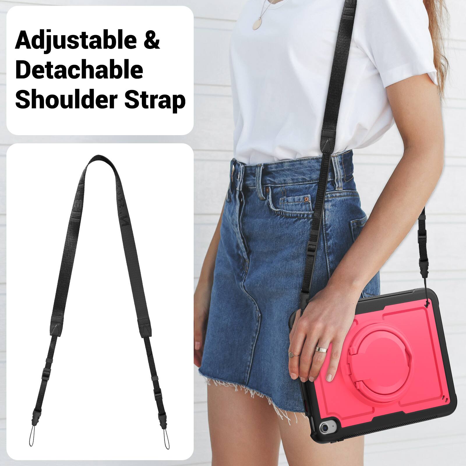 Adjustable & Detachable Shoulder Strap