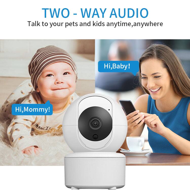 TWO - WAY AUDIO  
Talk to your pets and kids anytime, anywhere  

Hi, Mommy!  
Hi, Baby!  

FRANCIS