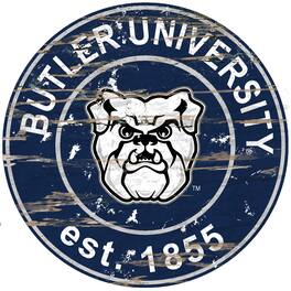 Fan Creations - Butler Bulldogs 23.5" Distressed Round Sign - Multicolor