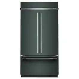 KitchenAid - 24.2 Cu. Ft. Built-In French Door Bottom Mount Refrigerator - Juniper