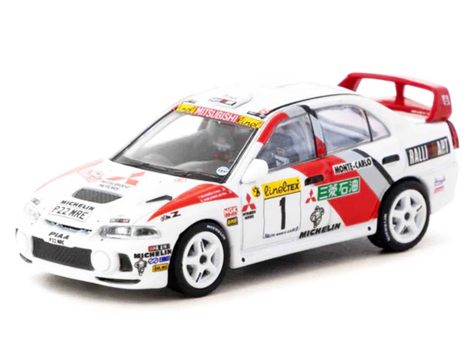 E MICHELIN P22MRE PIAA #22 KRE  
MITSUBISHI linel MONTE-CARLO linelTEX  
NGK 1 WZ MICHELIN  
MICHELIN  
RALLI APT