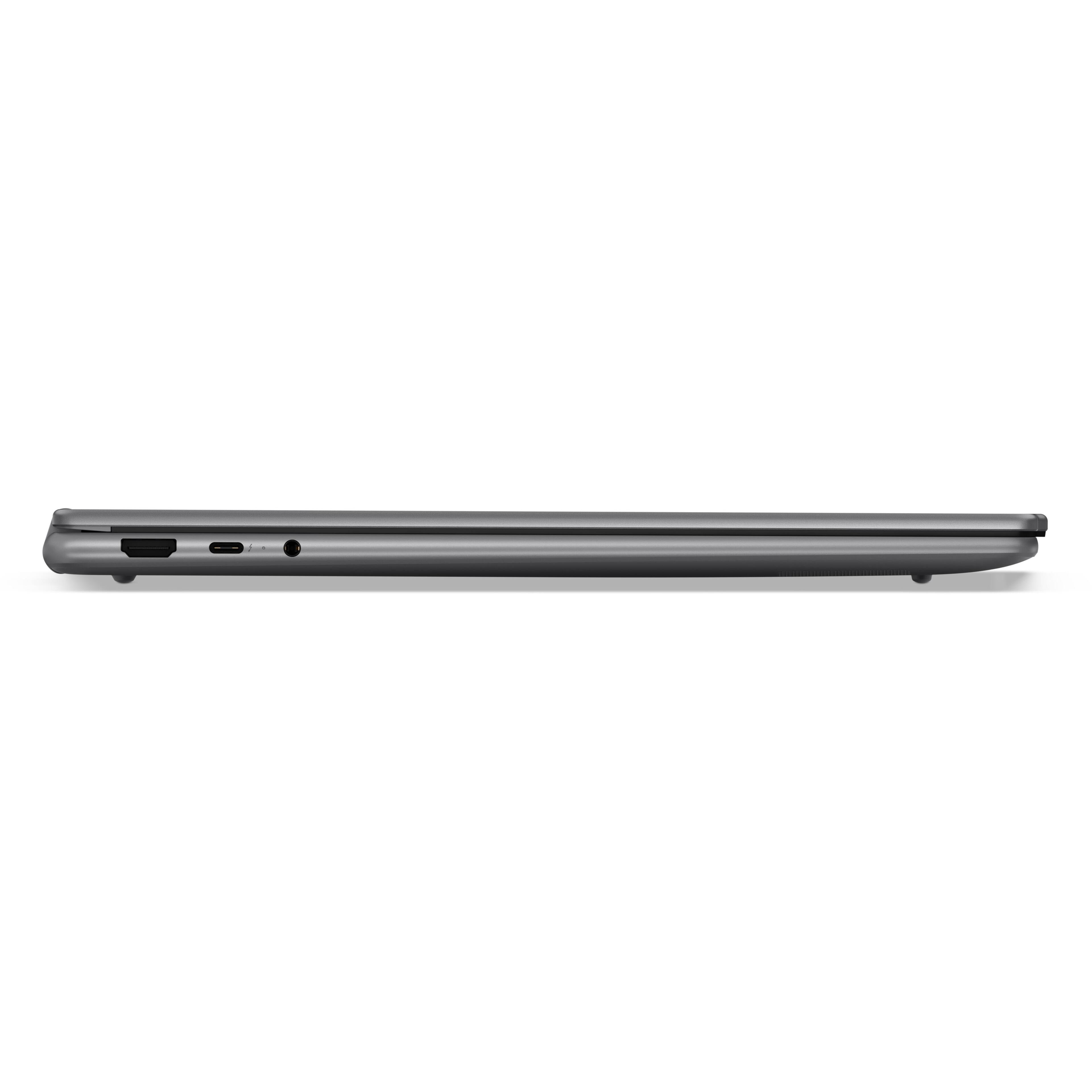 Alt View 14. Lenovo - Yoga 7i 2-in-1 16" 2K Touchscreen Laptop - Intel Core Ultra 5 Processor 322 2026 - 16GB Memory - 512GB SSD - Luna Grey.