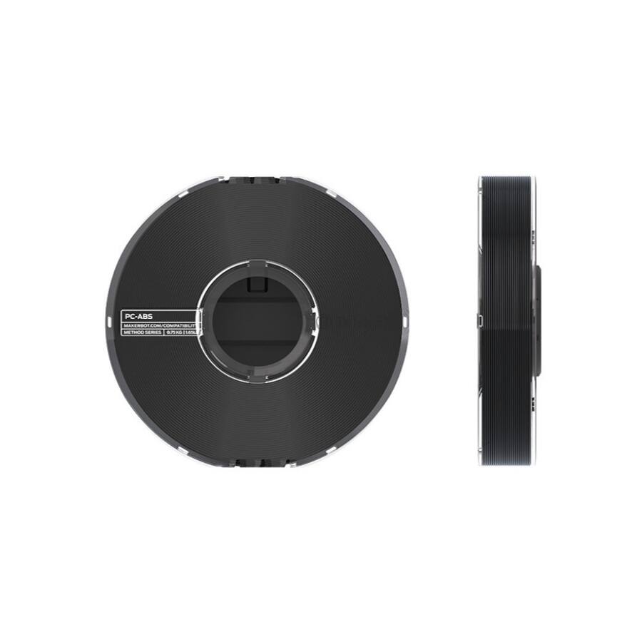 Method Abs MakerBot Method X 3D PC ABS Filament (Black, 1.39lb) & PC ABS FR (Black ...