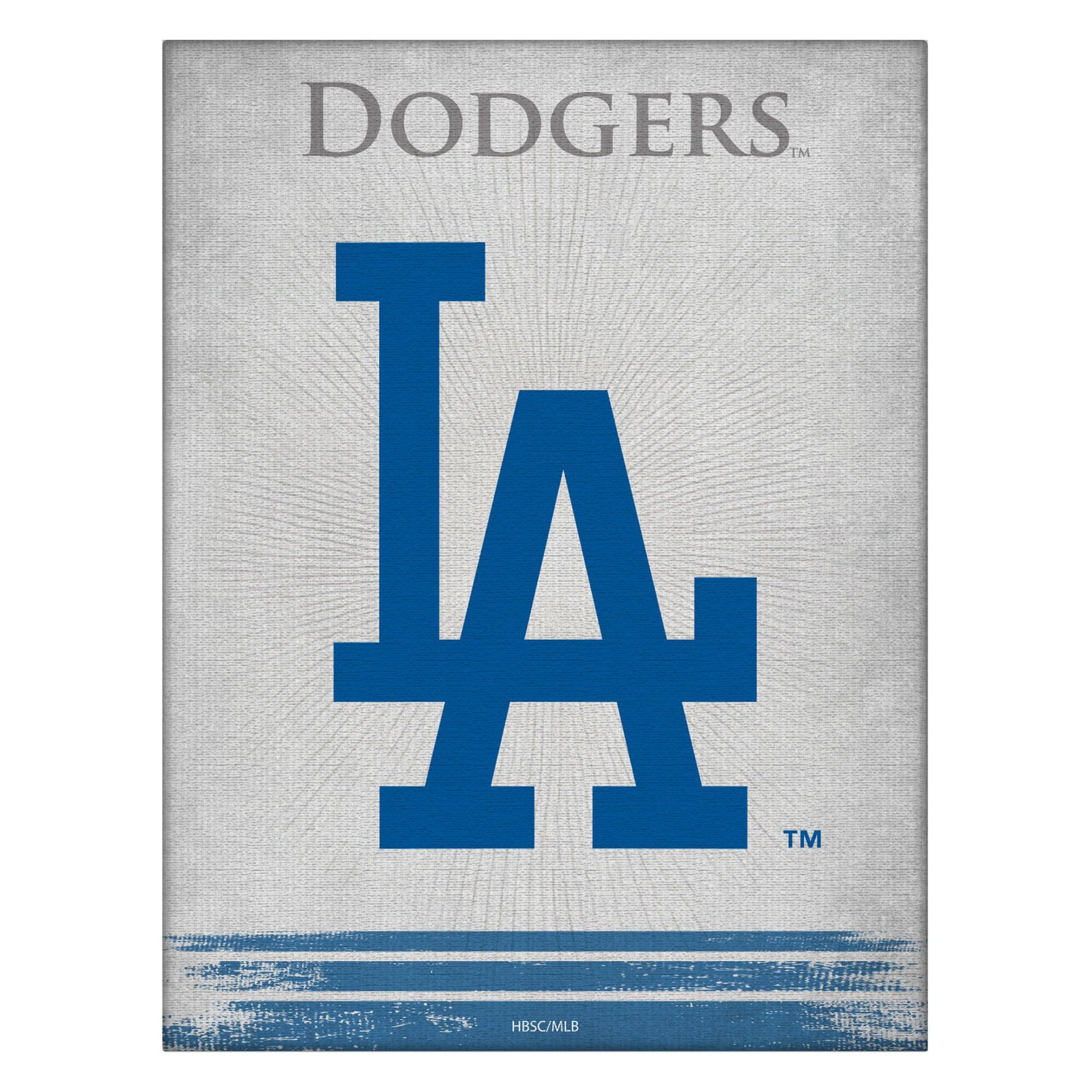 Los Angeles Dodgers 15" x 20" Splash Canvas Wall Art