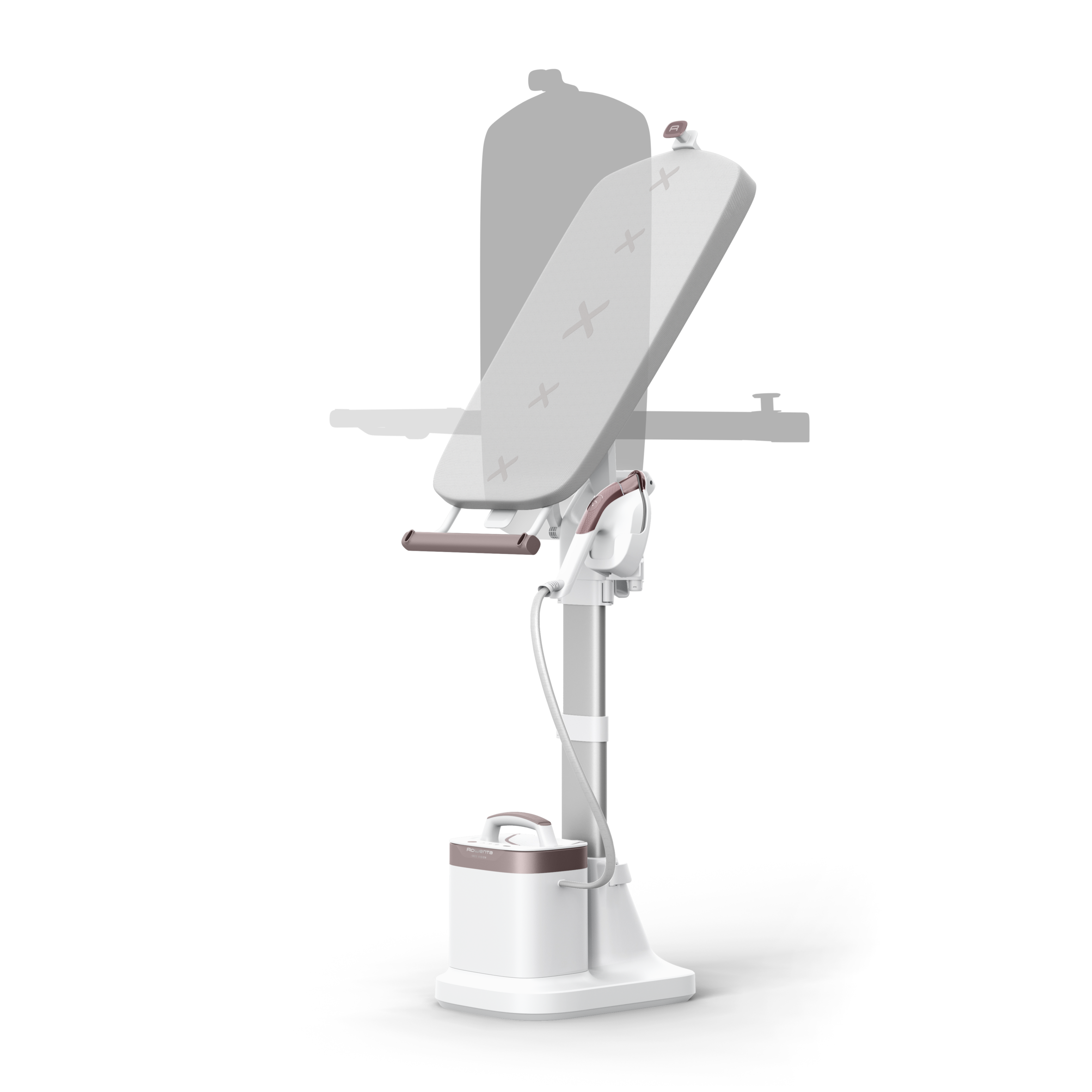 Alt View 1. Rowenta - Rowenta All In One Iron & Steamer, 1800W, White - White.