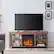 Alt View Zoom 35. Camden&Wells - Sawyer Log Fireplace TV Stand for Most TVs up to 65" - Golden Brown.