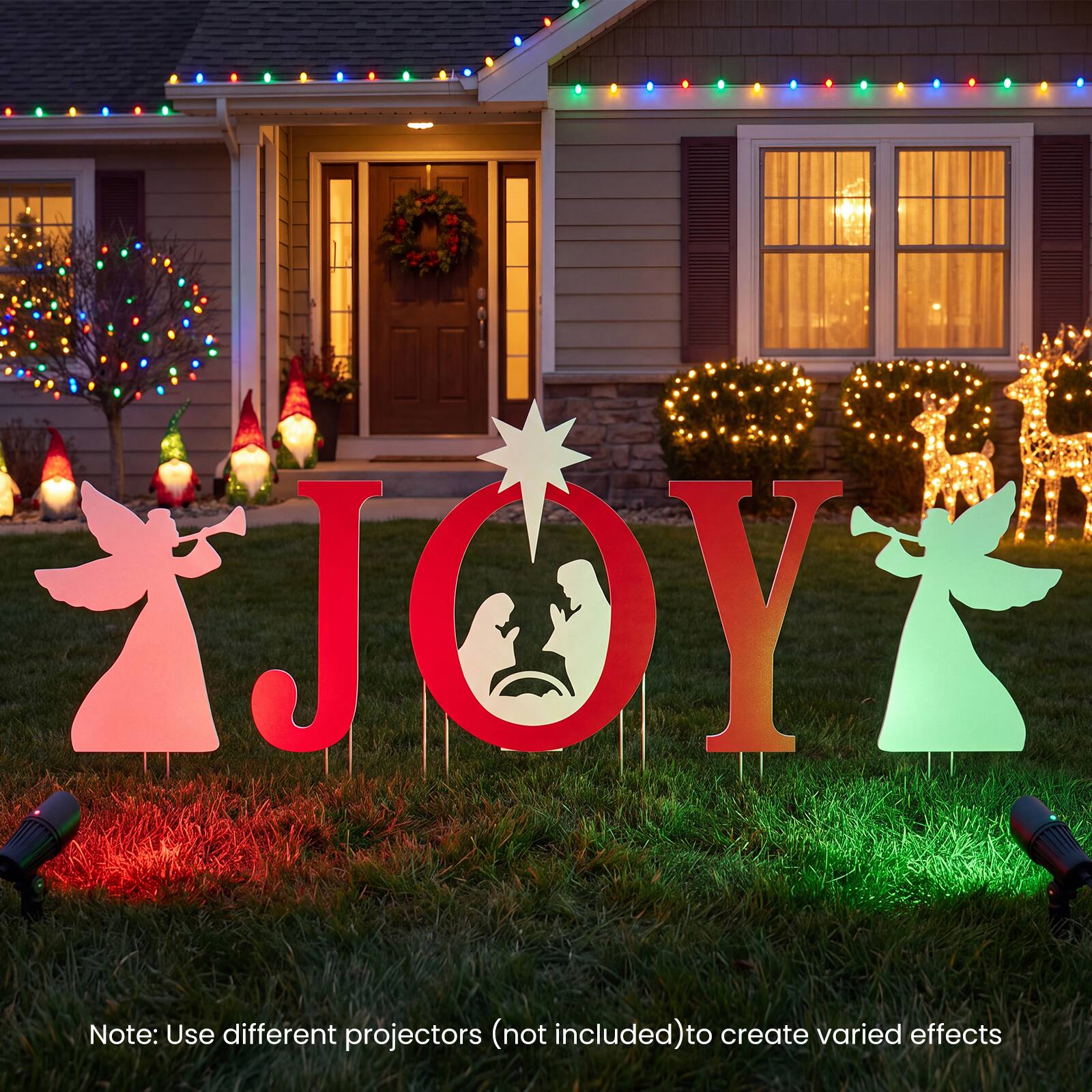 JOYY

Note: Use different projectors (not included) to create varied effects