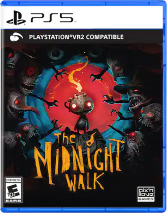 PS5™ PLAYSTATION®VR2 COMPATIBLE
The MIDNIGHT WALK
EVERYONE 10+
ESRB - E10+ (Everyone 10+)