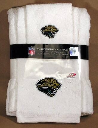 EMROIDERED 3 PIECE NFL TOWEL SET