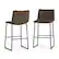Front Zoom. Simpli Home - Warner Bar Stool (Set of 2) - Distressed Brown.