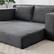 Alt View 5. Meqiodas - 2 in 1 Convertible Folding Couch Bed, Cloud Loveseat Sofa, Corduroy Floor Lounge Sofa for Bedroom Living Room - Grey.