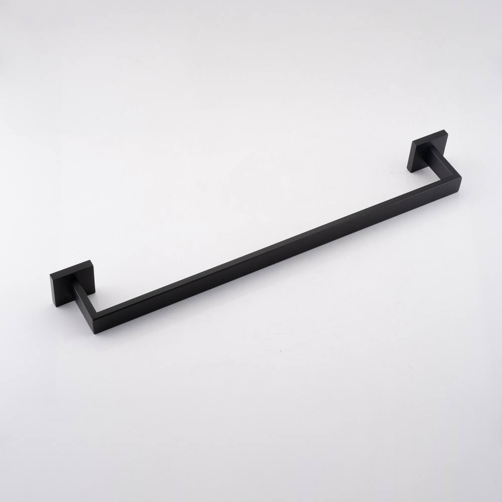 Alt View 6. JUJABU - 4- Piece Bathroom Hardware Set Matte Black - Matte Black.
