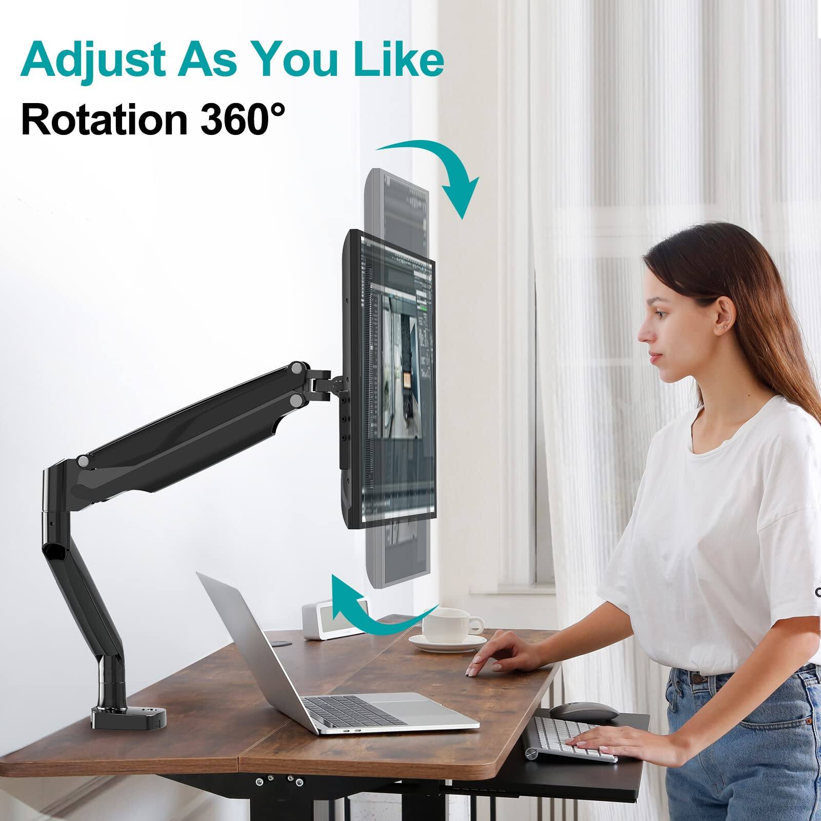 Adjust As You Like  
Rotation 360°