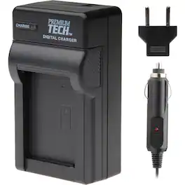 Adorama - PT-60 AC/DC Rapid Battery Charger for Canon NB-9L