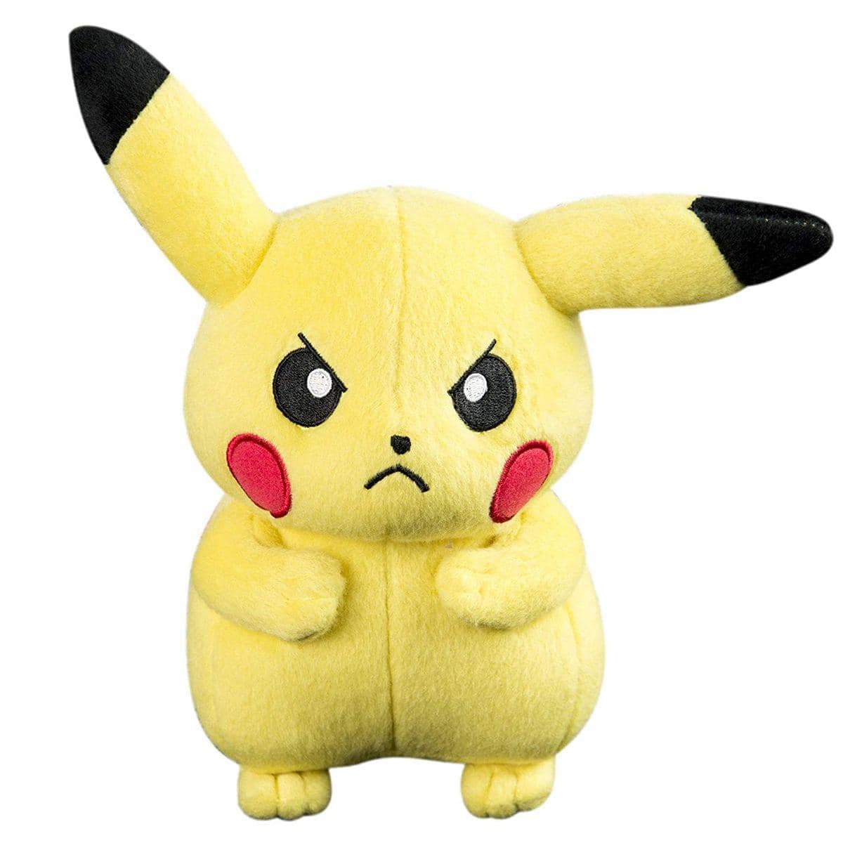 Pokémon - Pokemon Basic 8-Inch Plush - Angry Pikachu - Yellow