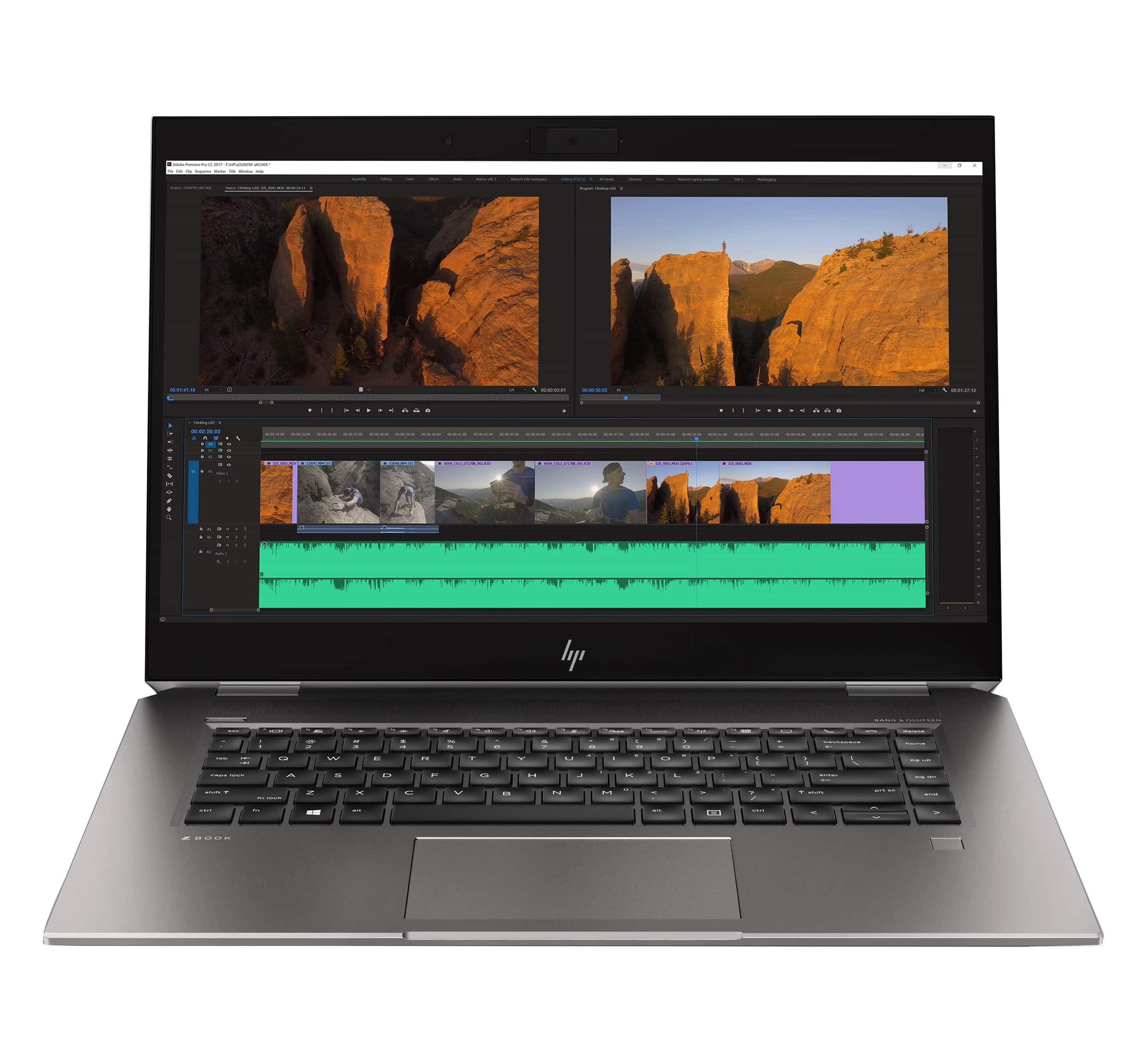 HP - Refurbished Excellent - ZBook Studio G5 Core i7-9850H 2.6GHz, 32GB, 512GB SSD, 15.6" FHD, Windows 11 Pro (Refurbished) - Dark Gray