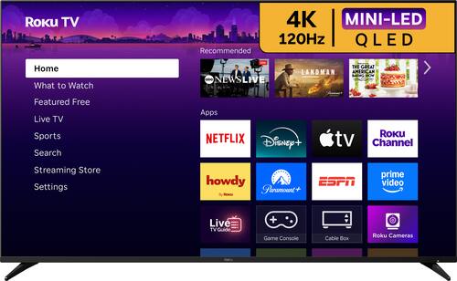 Roku - 55" Class Pro Series 4K QLED Mini-LED Smart RokuTV