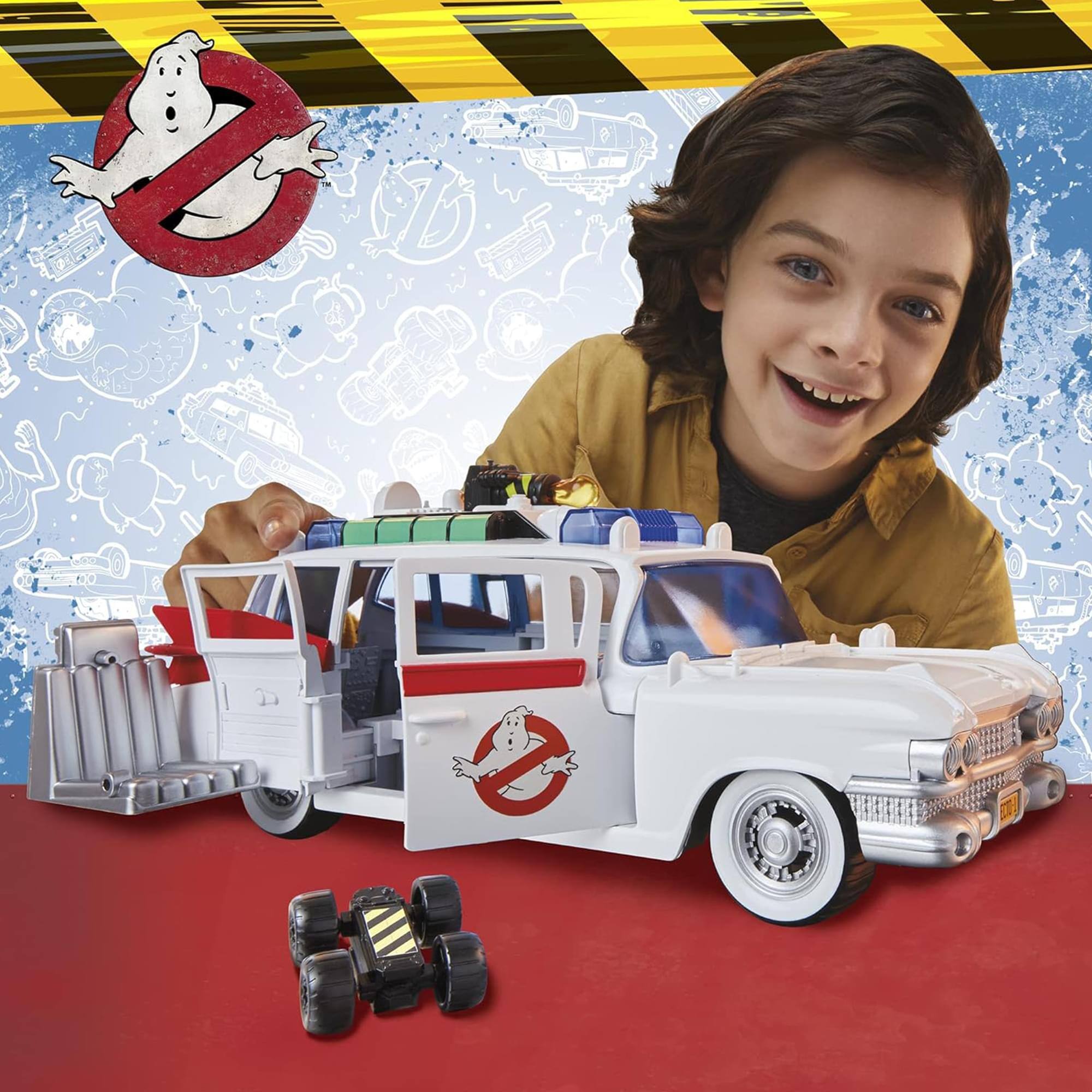 Alt View 4. Hasbro - Ghostbusters 2021 Movie Ecto-1 Playset with Accessories - Multi-Color.