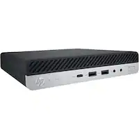 HP - Refurbished 800 G4 Desktop - Intel Core i5 - 16GB Memory - 500GB SSD - Silver/Black - Angle_Zoom