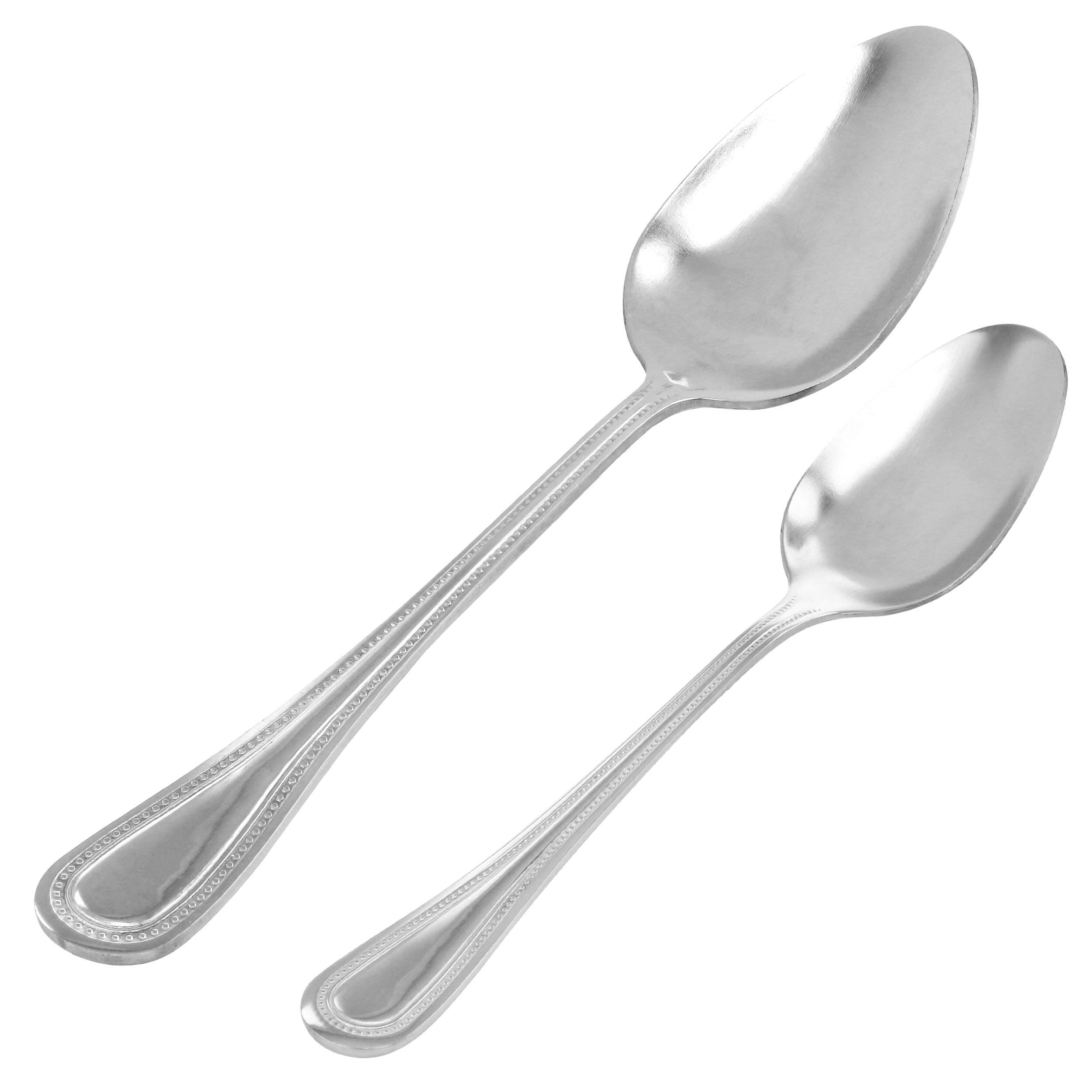 Alt View 5. Oster - Oster 20 Piece Stainless Steel Flatware and Steak Knife Set - Silver.