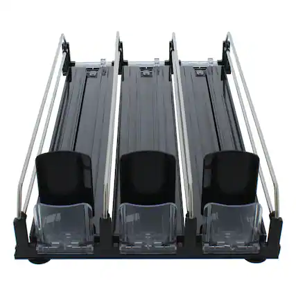 Front. Zephyr - Zephyr Drink Caddy for Zephyr Under-Counter Beverage Coolers - Black.