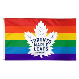 WinCraft - Toronto Maple Leafs 3' x 5' Single-Sided Deluxe Team Pride Flag - Multicolor