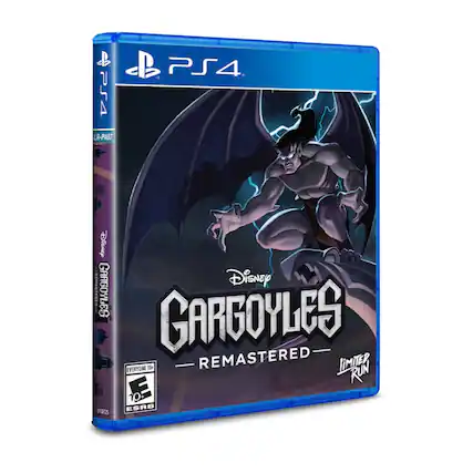 PS4
LR-P407
Disney Gargoyles
Gargoyles Remastered
Limited Run
Everyone 10+
ESRB - E10+ (Everyone 10+)