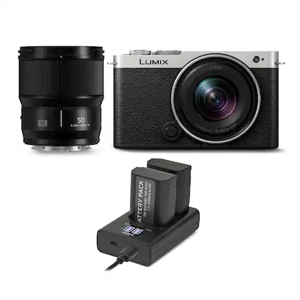 LUMIX LUMIX S 50 0.45m/1.5ft 5 62 81:45-63/18-40mm 1:4 5 5-6.3 / 18-40mm PACK DMW-BLN2Z : PANASONIC 2V 2250mAh BATTERY 7.2V FOR