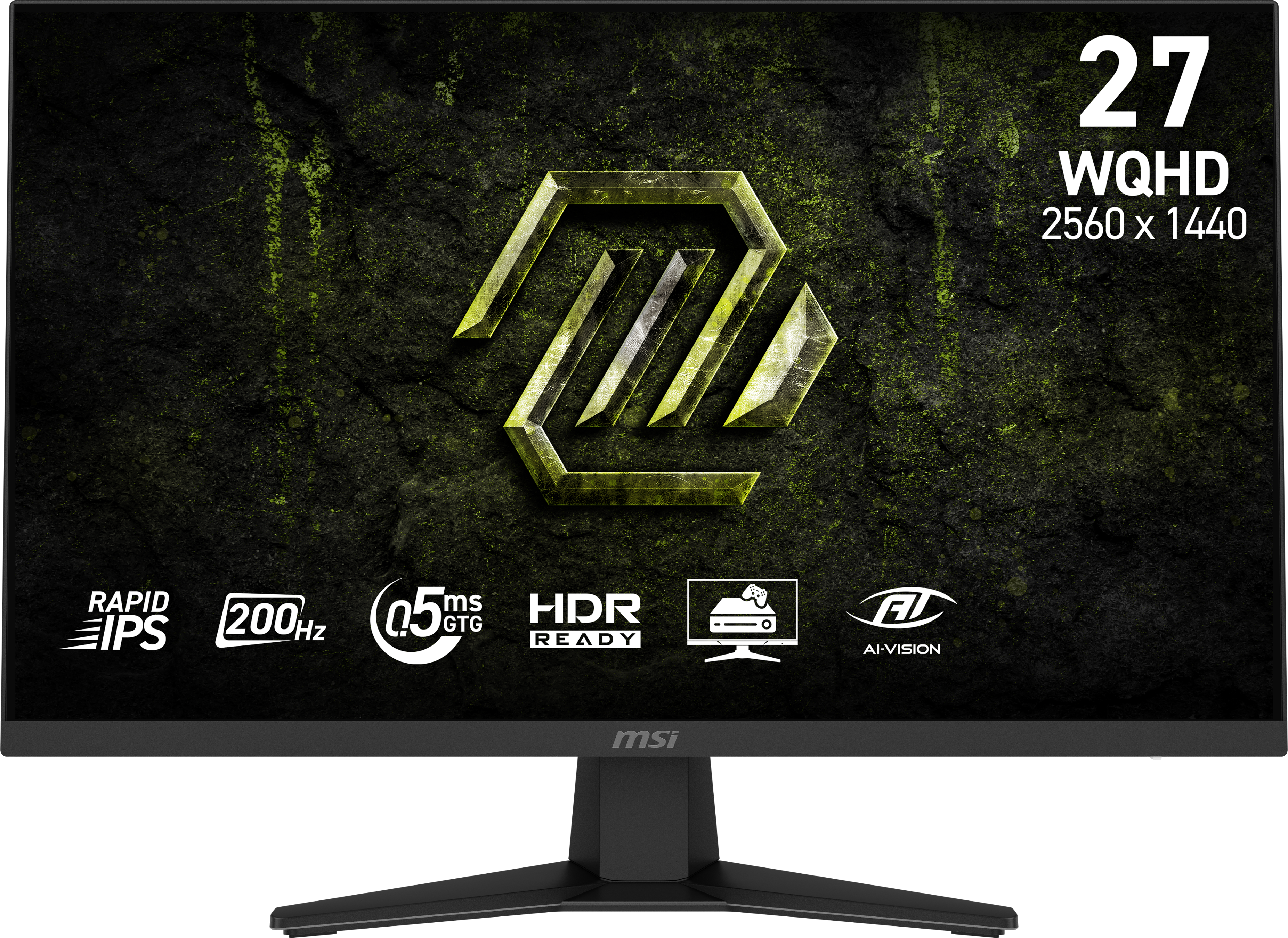 "MSI - MAG 274QF E20 27"" QHD 200Hz 0.5ms G-SYNC Compatible FreeSync Premium Gaming Monitor HDR 400 (Display Port, HDMI) - Metallic Black" price history on PriceWatchPro