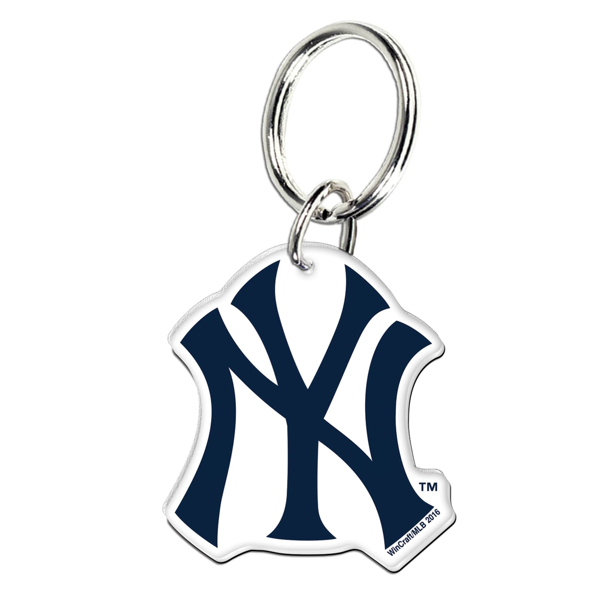 Photos - Wallet WinCraft - New York Yankees Premium Acrylic Core Key Ring - Multicolor 203427273
