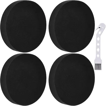 Front. BISSELL - 4 Pack Vacuum Filters Part #1608225.